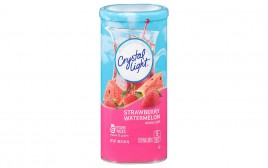 Crystal Light Strawberry Watermelon Artificial Flavor - Drink Mix  Plastic Container  55.7 grams